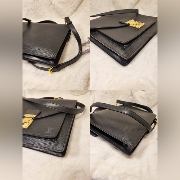 Louis Vuitton Monceau crossbody epi black gold hardware - Picture 5 of 16
